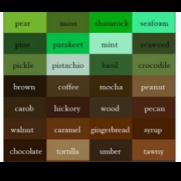 Color chart - Picture 7 of 8